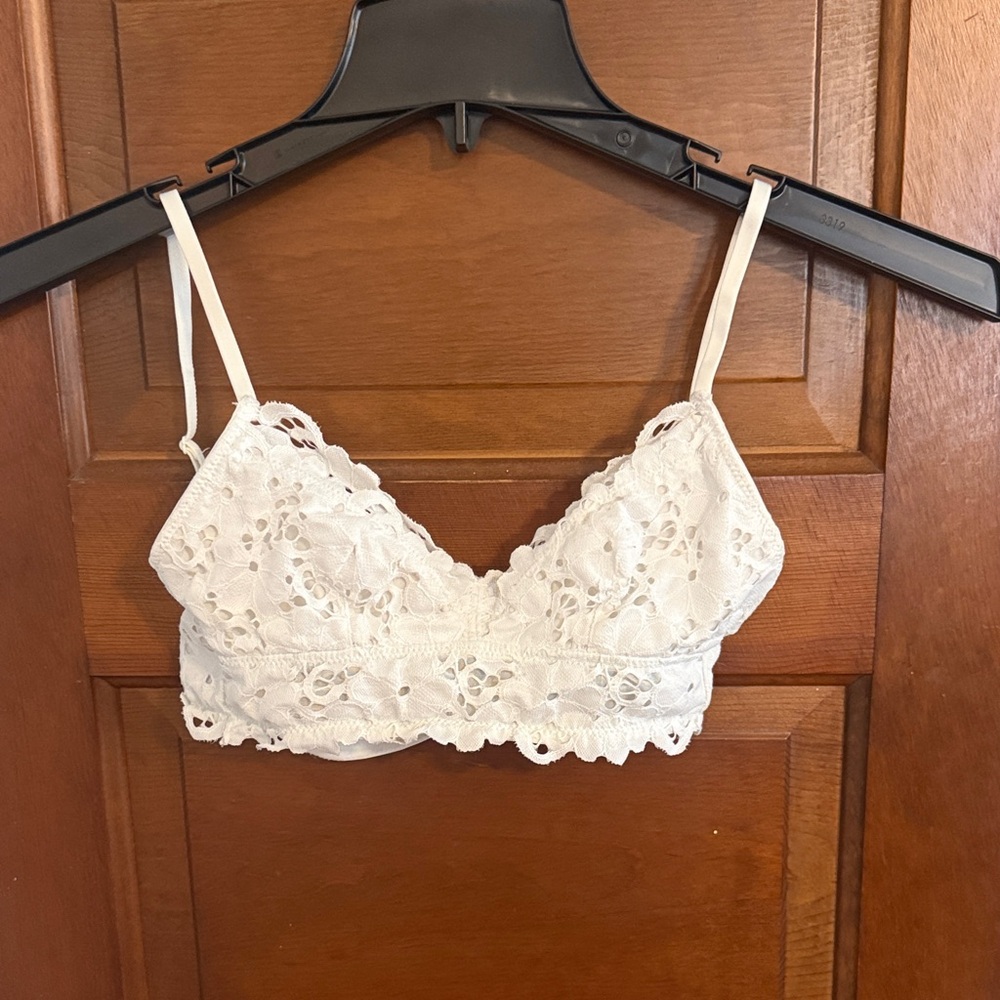 Aerie White Lace Bralette